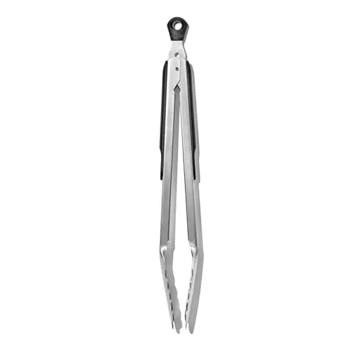 OXO Good Grips 12-inch stainless steel locking tongs