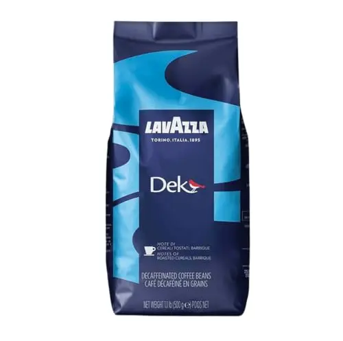 Lavazza Dek decaf whole bean coffee bag