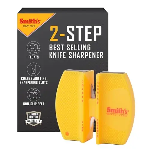 Smith's CCKS yellow two-step knife sharpener