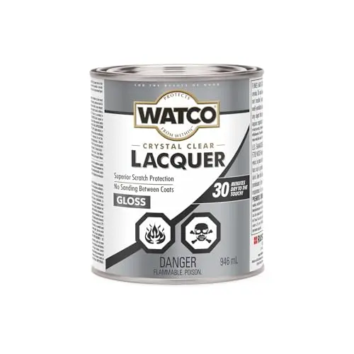 Watco lacquer clear wood finish for furniture and cabinets
