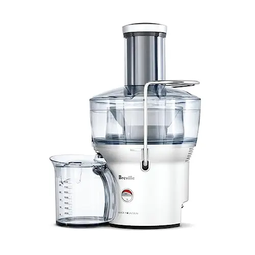 Breville compact centrifugal juicer in silver