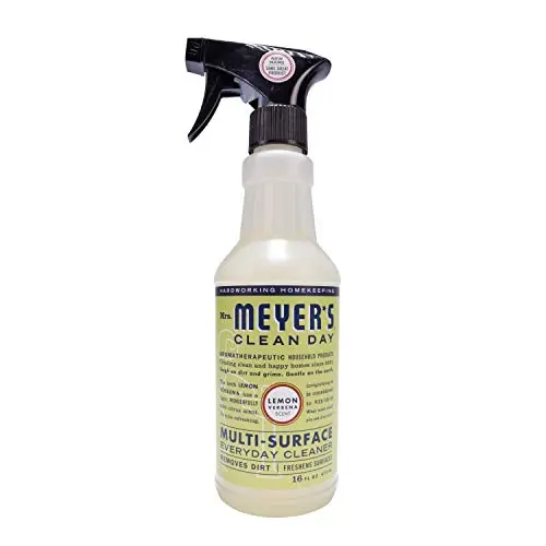 Mrs. Meyer's All-Purpose Cleaner spray bottle with lemon verbena scent