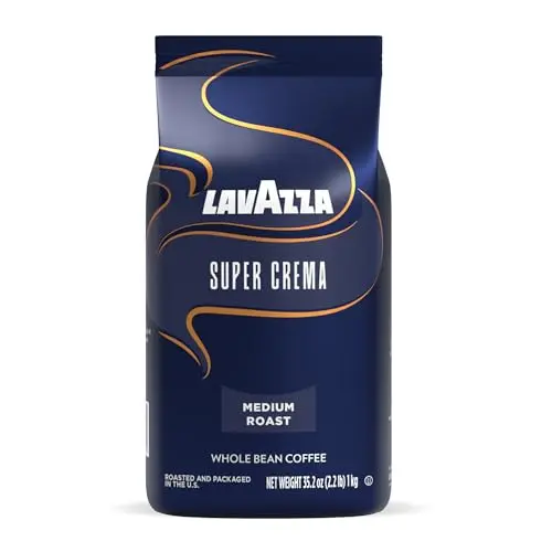 Lavazza Super Crema whole bean coffee bag