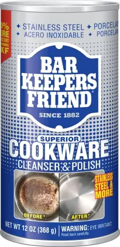 Bar Keepers Friend powder cleaner for pots and pans