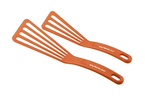 Rachael Ray 2-piece nylon spatula set for egg flipping