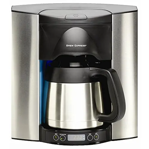 BREW EXPRESS built-in plumbed coffee maker in stainless steel