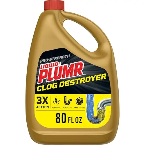 Liquid-Plumr Pro-Strength Clog Destroyer Gel bottle with PipeGuard technology