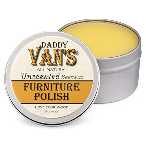 Daddy Van's All Natural Beeswax Furniture Polish jar