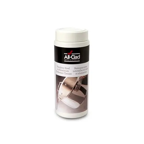 All-Clad powder cleaner for stainless steel pots and pans