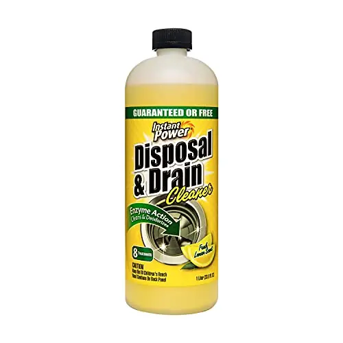 Instant Power disposal and drain cleaner liquid bottle
