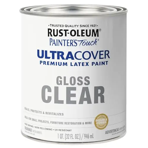 Rust-Oleum Painter's Touch latex clear coat for interior surfaces