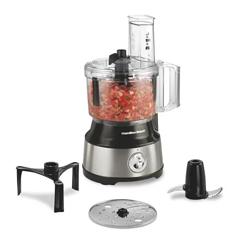 Hamilton Beach 10-cup food processor with bowl scraper