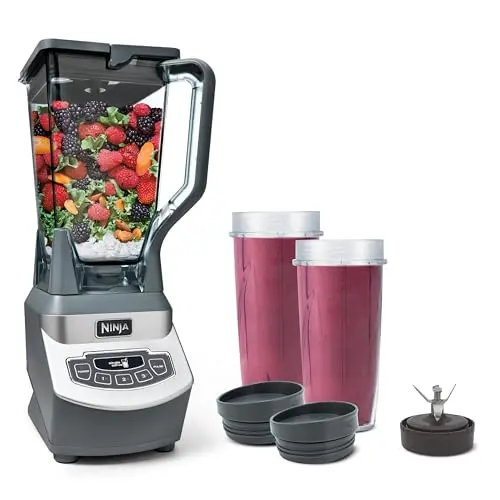 Ninja Professional Compact Blender with pitcher and to-go cups