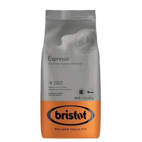 Bristot Espresso Beans whole bean coffee bag with medium roast
