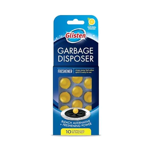 Glisten garbage disposal freshener capsules