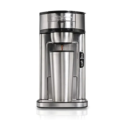 Hamilton Beach The Scoop coffee maker with stainless steel finish