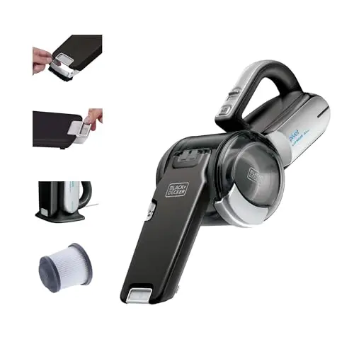 BLACK+DECKER dustbuster PIVOT VAC handheld vacuum with pivoting nozzle