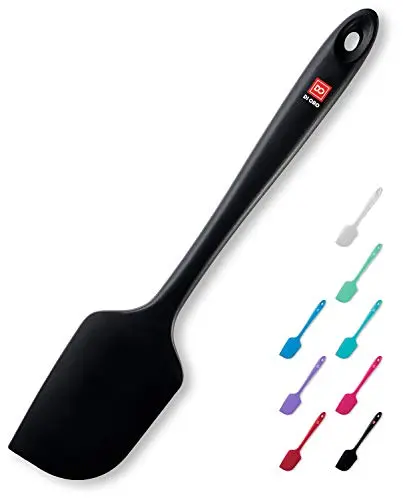 DI ORO large silicone spatula in black