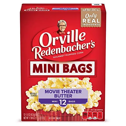Orville Redenbacher's mini butter microwave popcorn bags