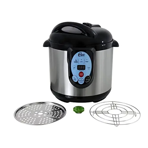 NESCO 9.5-quart electric pressure cooker and canner in stainless steel