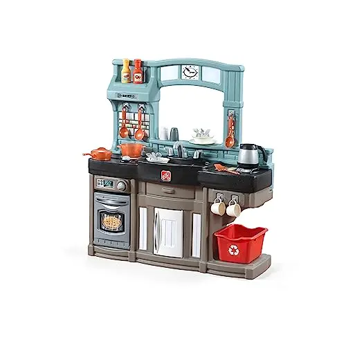 Step2 Best Chefs Kids Kitchen Playset with lights, sounds, and 25 accessories