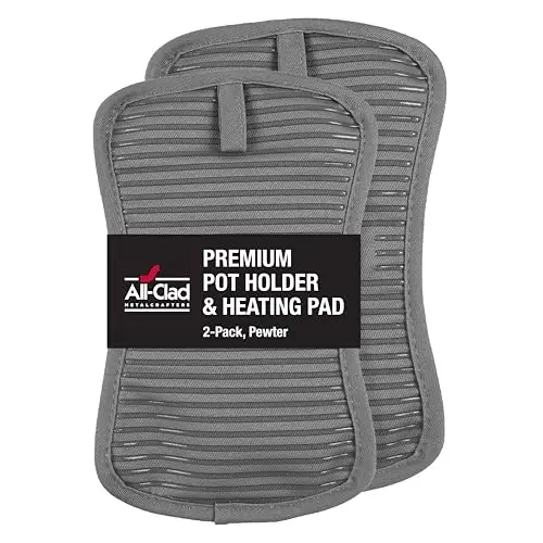 All-Clad premium pot holder with silicone grip details
