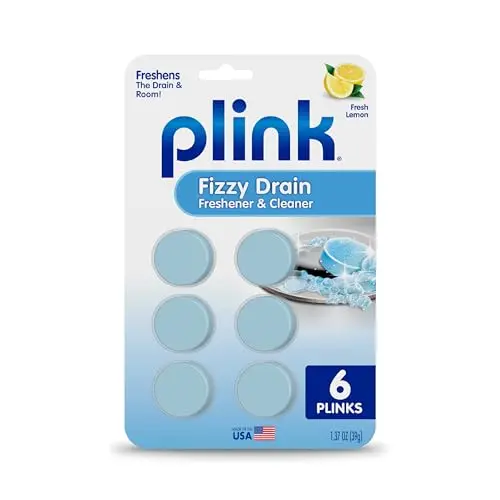 Plink fizzy drain freshener tablets