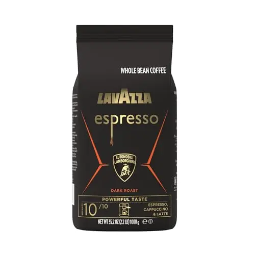 Lavazza Espresso for Automobili Lamborghini whole bean coffee bag