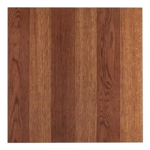 Tivoli medium oak plank-look vinyl floor tiles