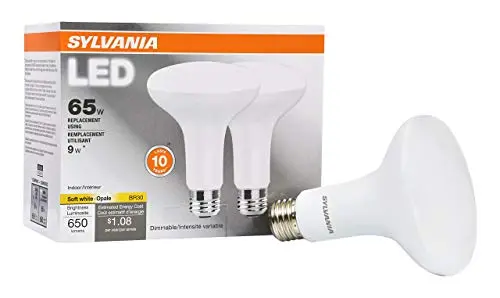 SYLVANIA BR30 LED light bulb budget option for kitchen