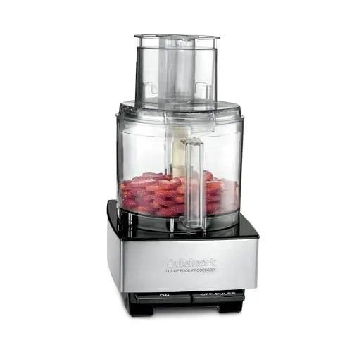 Cuisinart 14-cup food processor in stainless steel