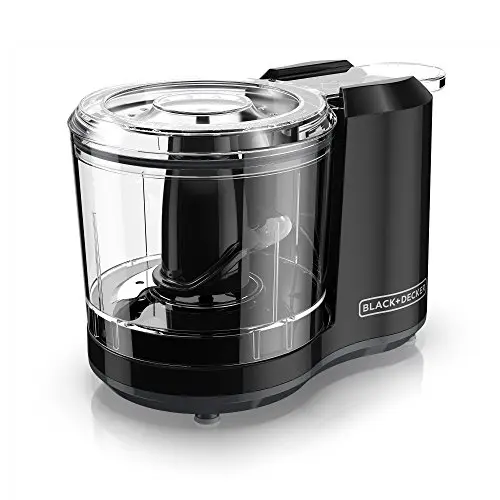 BLACK+DECKER mini food chopper with one-touch control
