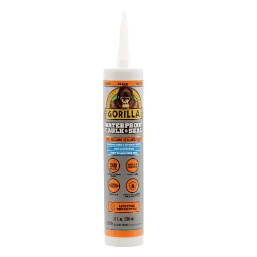 Gorilla Waterproof Caulk and Seal silicone sealant cartridge