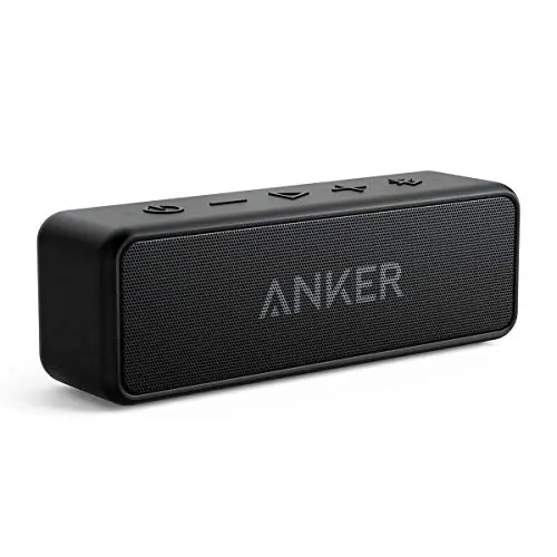 Anker Soundcore 2 portable Bluetooth speaker in black with compact design