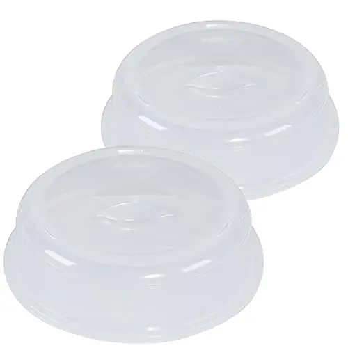 Nordic Ware clear plastic microwave splatter cover set of two