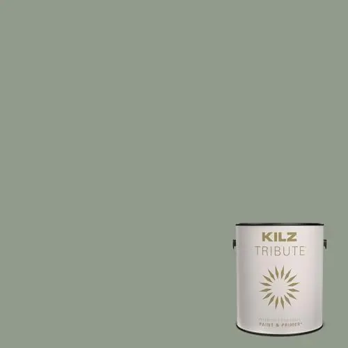 KILZ TRIBUTE Weeping Willow eggshell interior paint can