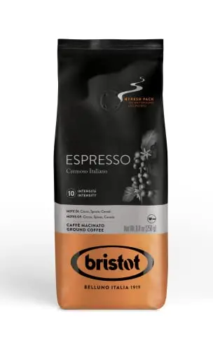 Bristot Espresso Cremoso Italiano Ground Coffee bag