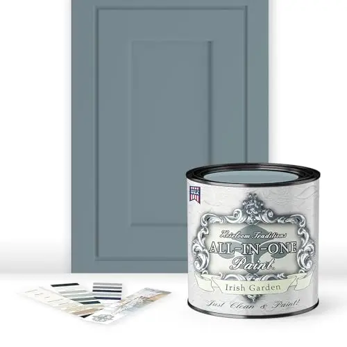Heirloom Traditions All-in-One Paint in Irish Garden blue-green shade