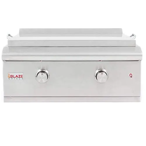 Blaze Premium LTE 30-inch built-in natural gas griddle with LED lights