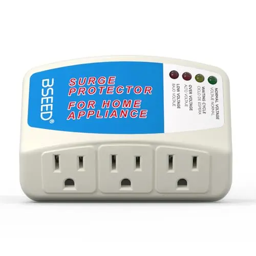 BSEED 3-outlet voltage surge protector for home appliances