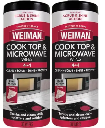 Weiman microwave cleaning wipes canister
