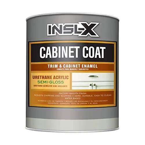 INSL-X Cabinet Coat white paint can with semi-gloss finish