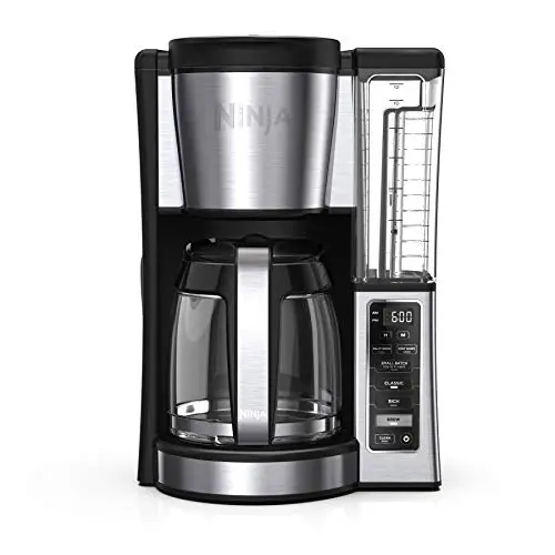 Ninja programmable coffee maker with stainless steel finish
