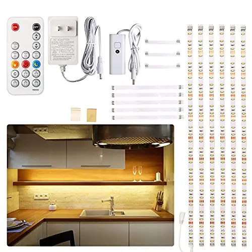 WOBANE under cabinet LED lighting kit with remote control