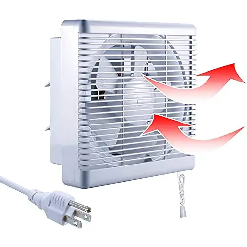 SAILFLO window shutter exhaust fan with reversible airflow