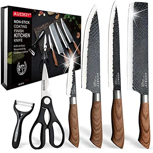 AUIIKIY professional kitchen knife set in gift box