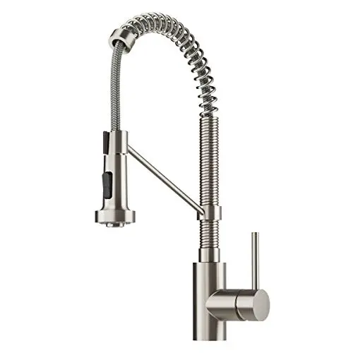 KRAUS Bolden spot-free stainless steel commercial style kitchen faucet