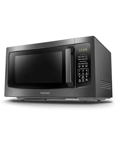 TOSHIBA ML-EM45P(BS) large capacity microwave oven with position memory turntable