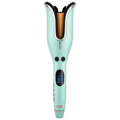CHI Spin N Curl automated curling iron with digital display and spin mechanism