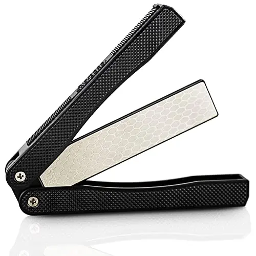 RAXMIN folding diamond knife sharpener with honeycomb surface